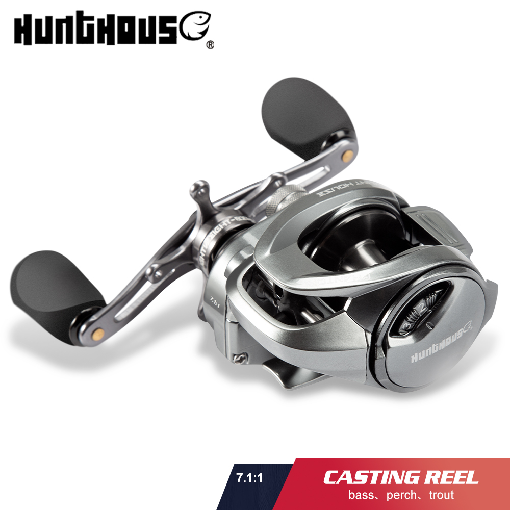 Abu Garcia Reel Max - Hunthouse-carrete de pesca Baitcast Casting 7,1: