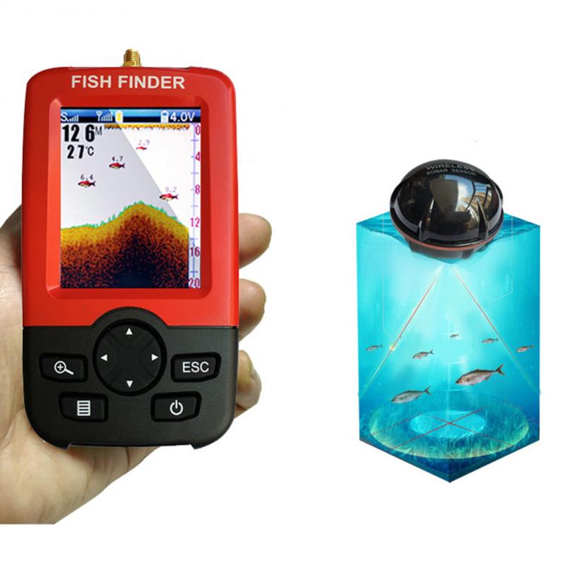 Fishing Depth Finder - Sonda de Profundidad Portátil con Sensor