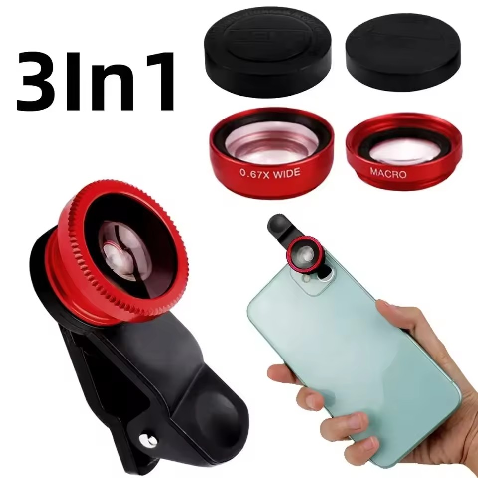 Lente Ojo de Pez 3 en 1 para T - Fishing Camera reseña y precio