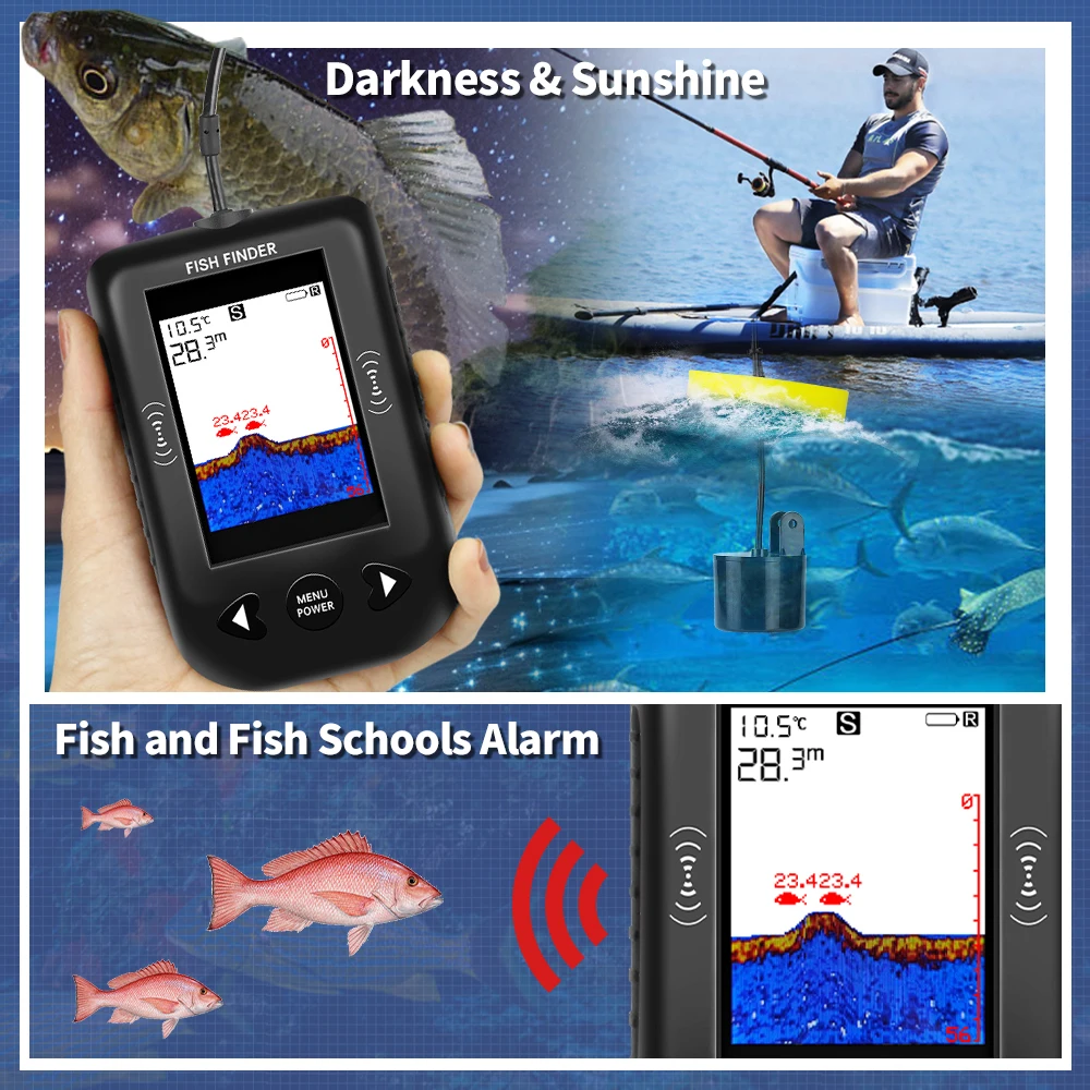 Sonda de Pesca Erchang XF03, 4 - Fishing Depth Finder reseña y precio