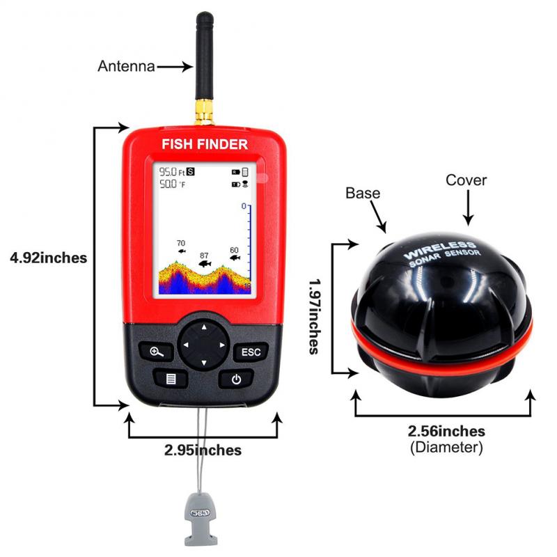 Sonda de Profundidad Portátil  - Fishing Depth Finder reseña y precio