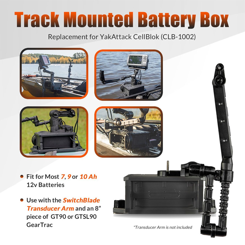 Caja de batería montada en pis - Fish Finder reseña y precio